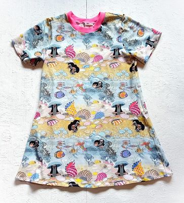 Kinderkleid Sommerkleid PAULI AM MEER in Gr. 128