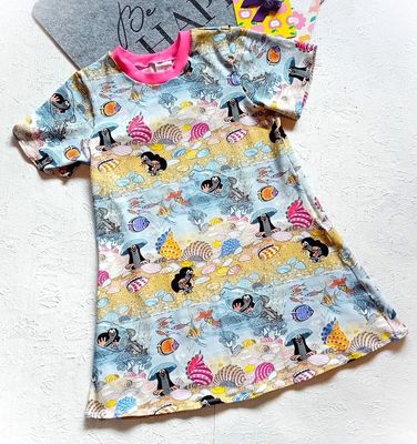 Kinderkleid Sommerkleid PAULI AM MEER in Gr. 128 Kinderkleid Sommerkleid PAULI AM MEER in Gr. 128