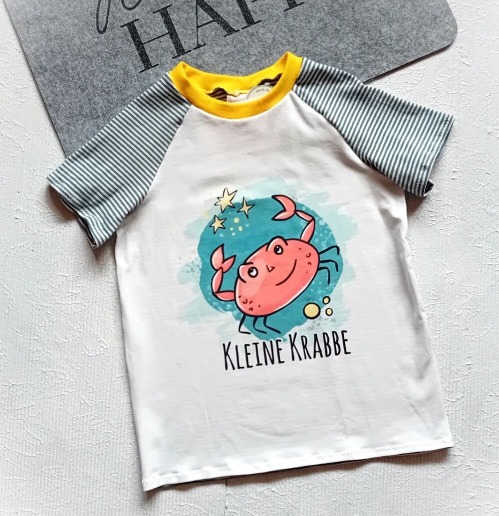 Kinder T-Shirt KLEINE KRABBE in Gr. 104
