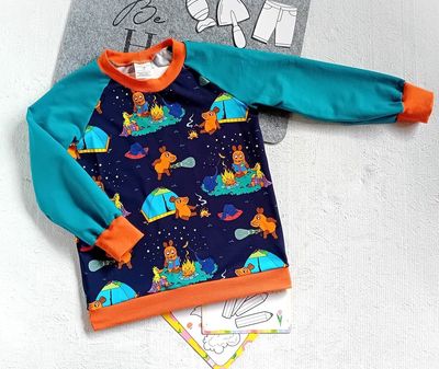 Kinderpullover MAUS CAMPINGABENTEUER in Gr. 110