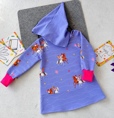 Kapuzenkleid Kinder BIBI&TINA in Gr. 92