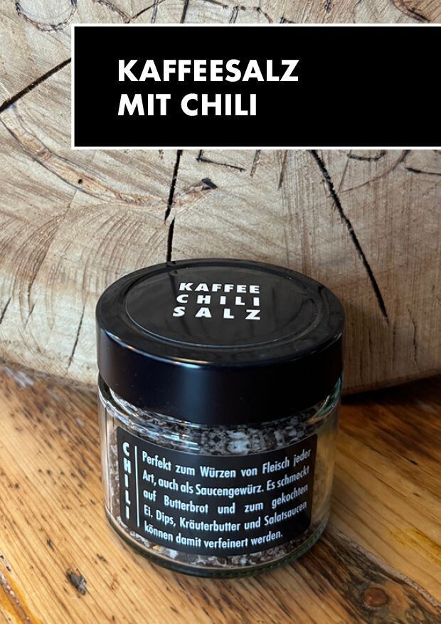 Kaffee Salz mit Chili