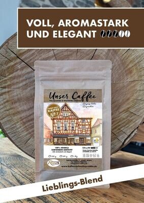 No7 Haus-Kaffee Blend
Unser Caffee · 100% Arabica