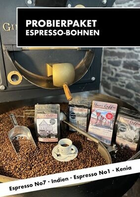 Probierpaket "Espresso" · 4 Sorten · 100% Arabica