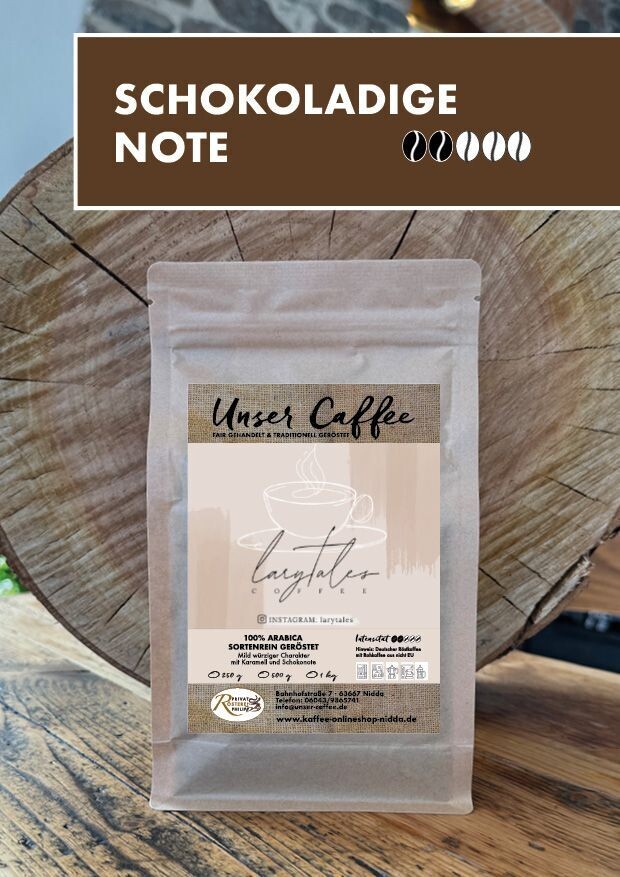 Larytales Coffee Blend
Unser Caffee · 100% Arabica