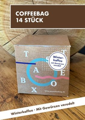Coffeebag Winterkaffee Vorratsbox