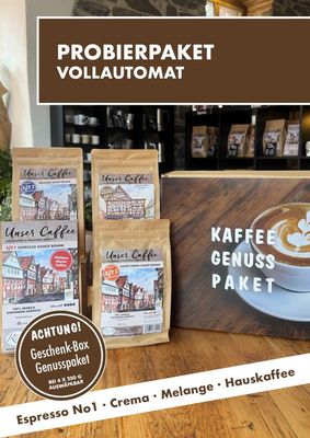 Probierpaket "Vollautomat" · 4 Sorten · 100% Arabica