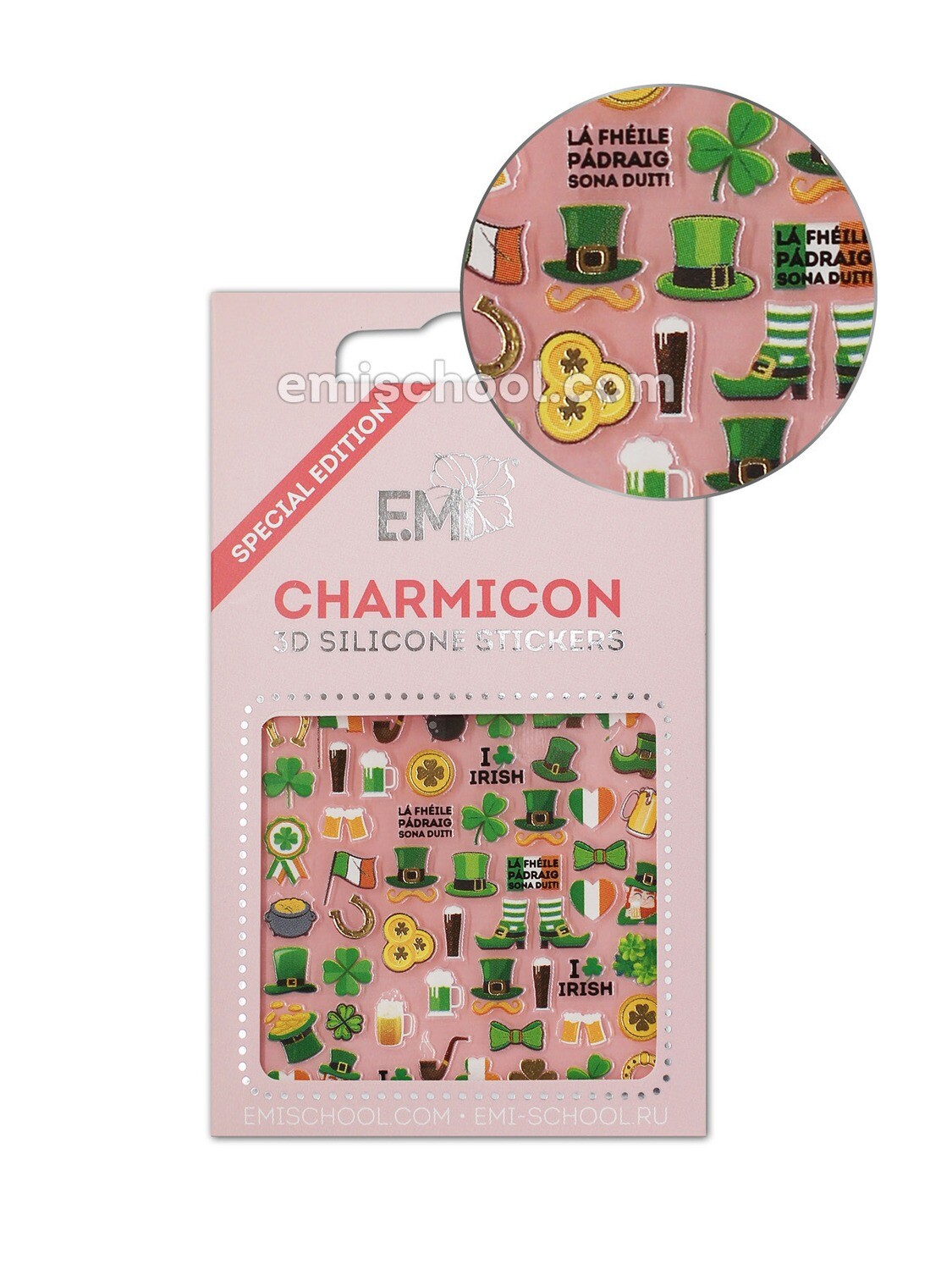 Charmicon 3D Silicone Stickers Ireland