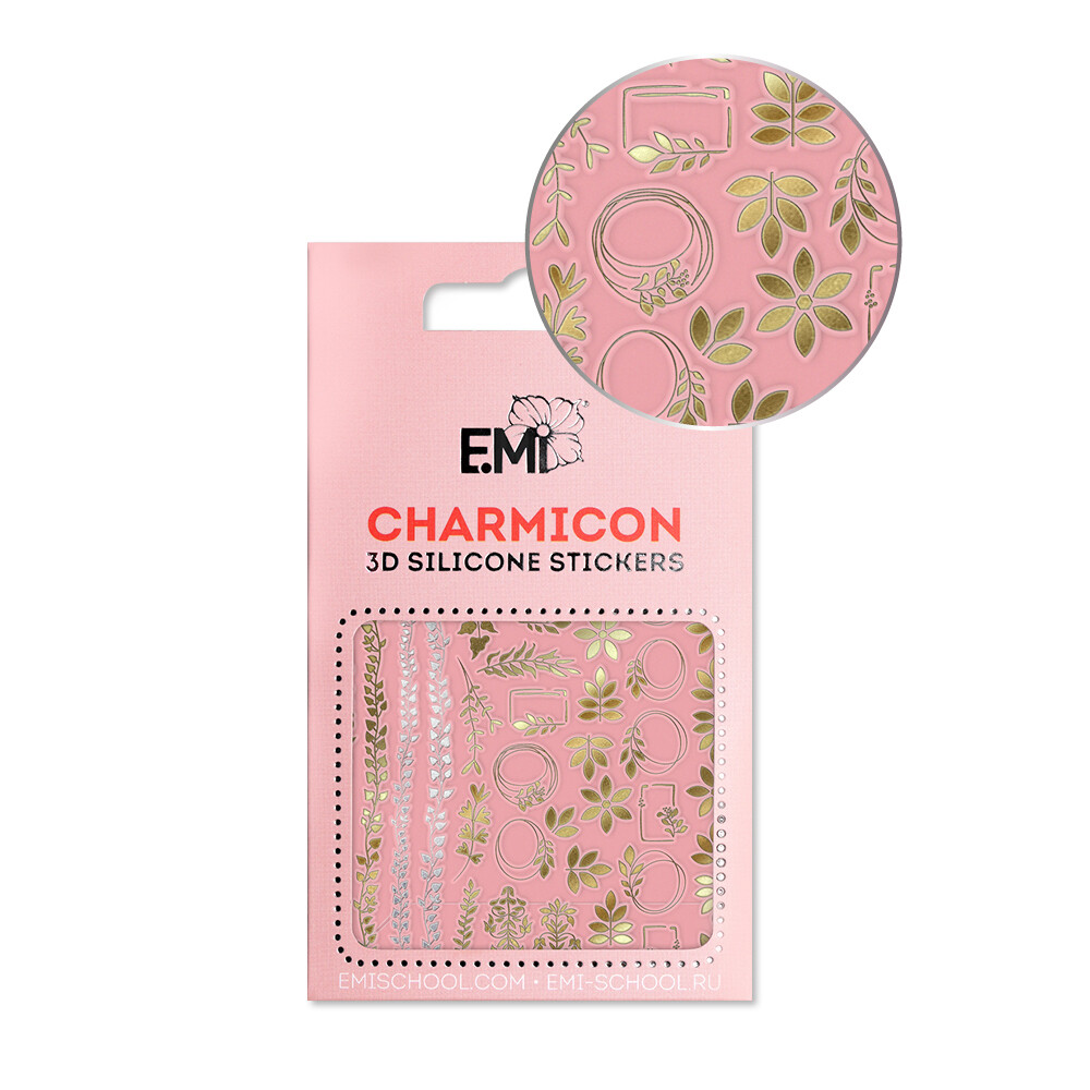 Charmicon 3D Silicone Stickers #139 Fleur