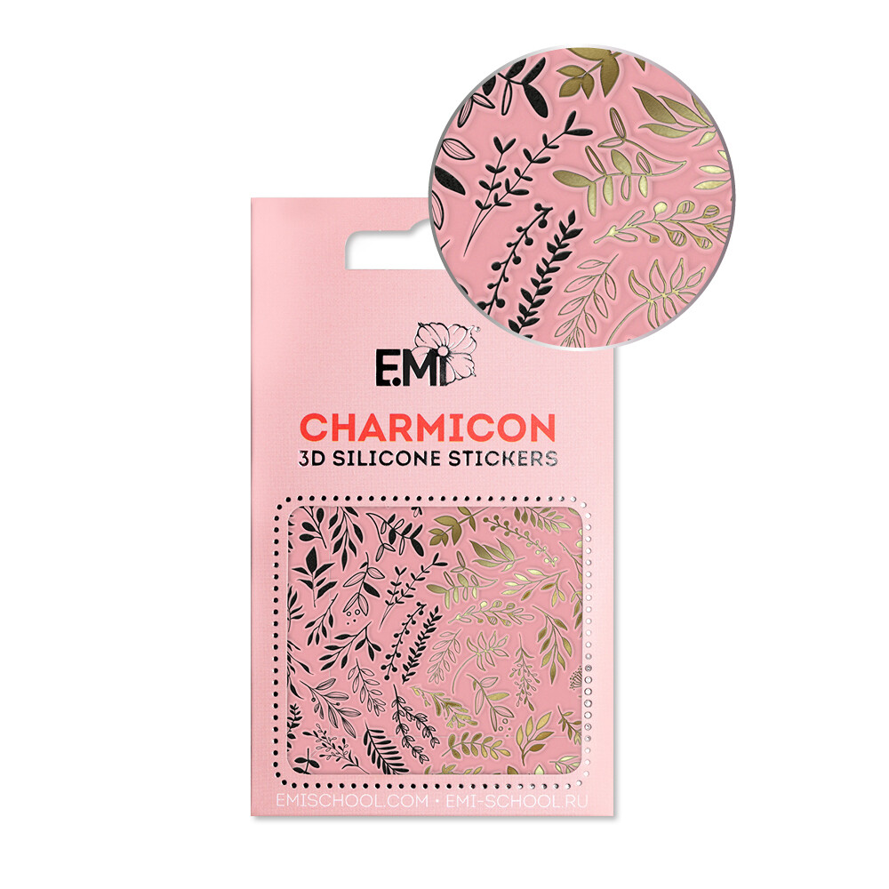 Charmicon 3D Silicone Stickers #143 Sprigs