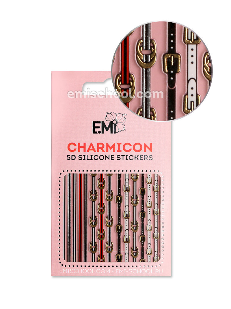 Charmicon 3D Silicone Stickers #92 Belts