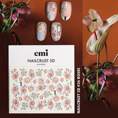 NAILCRUST 5D #26 Roses