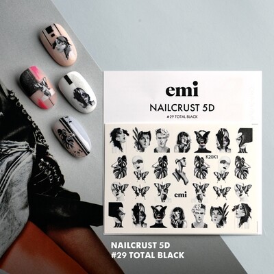 NAILCRUST 5D #29 Total Black
