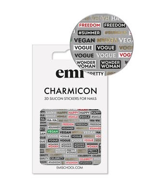 Charmicon 3D Silicone Stickers #179 Phrases