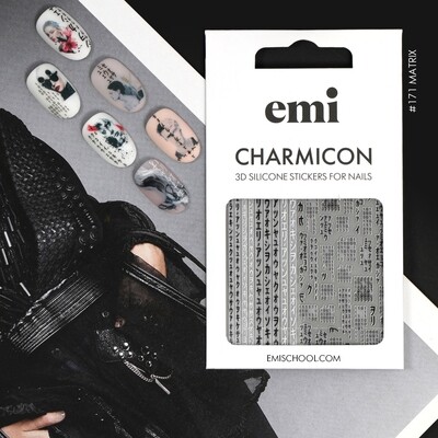 Charmicon 3D Silicone Stickers #171 Matrix