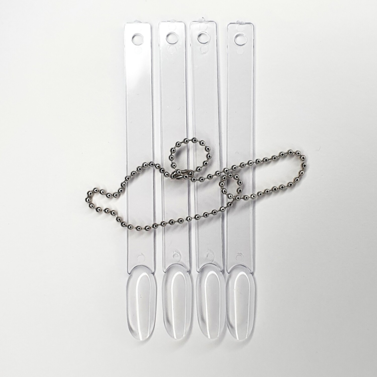 Nail Display Tip Sticks with a chain