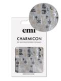 Charmicon 3D Silicone Stickers #199 Christmas Night