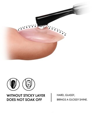 EmiLac Ultra Shine Top coat NO WIPE