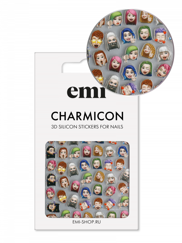 Charmicon 3D Silicone Stickers No. 203 Emoji