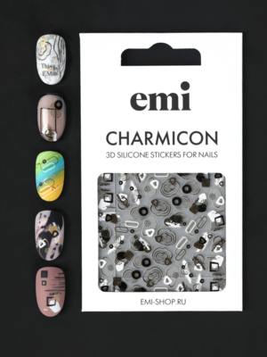 Charmicon 3D Silicone Stickers #207 Art