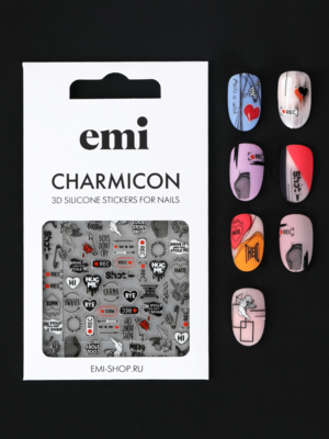 Charmicon 3D Silicone Stickers #210 Rock'n'roll