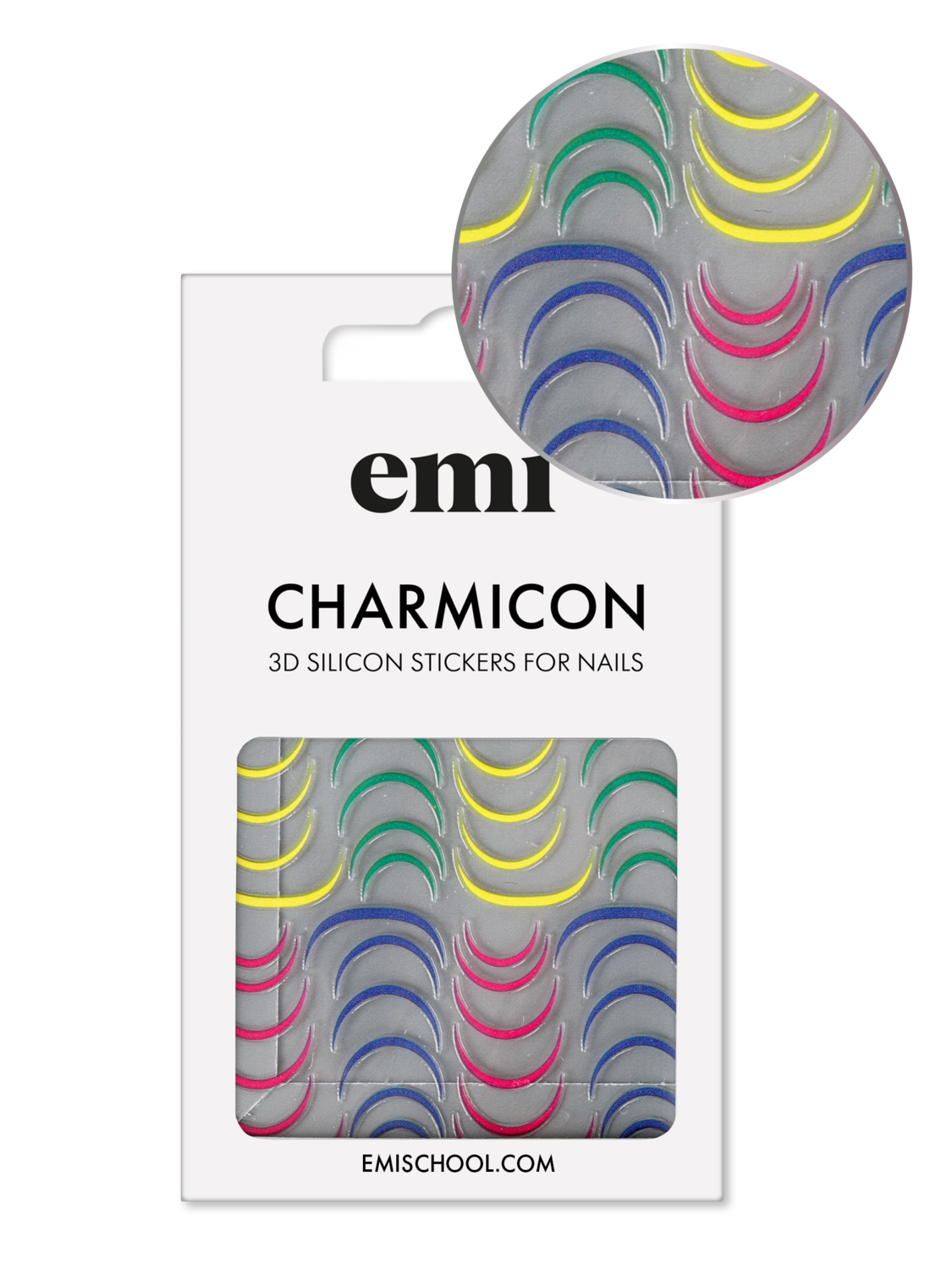 Charmicon 3D Silicone Stickers No. 205 Bright Lunula