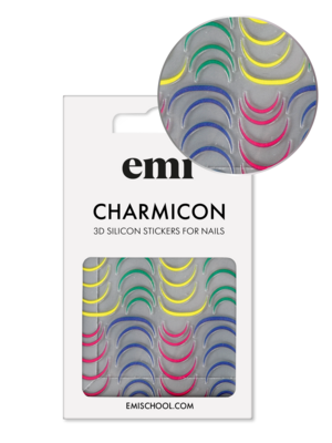 Charmicon 3D Silicone Stickers No. 205 Bright Lunula