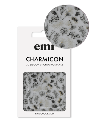 Charmicon 3D Silicone Stickers No. 212 Floristics