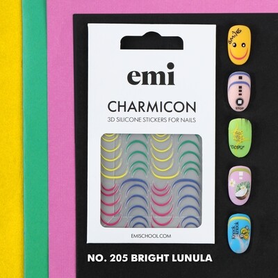 Charmicon 3D Silicone Stickers No. 205 Bright Lunula