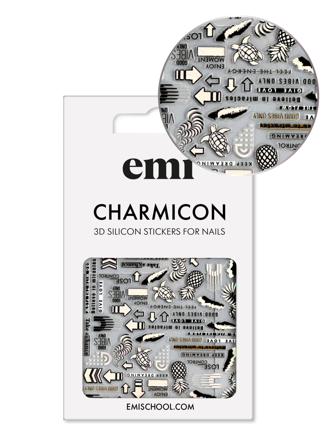 Charmicon 3D Silicone Stickers No. 213 Reflections
