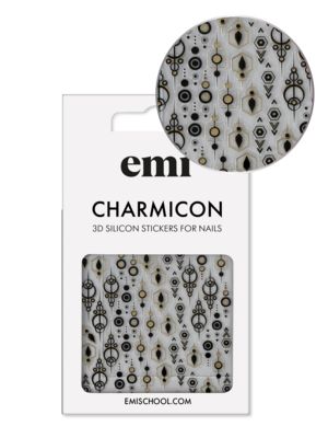 Charmicon 3D Silicone Stickers No. 214 Fancy Patterns