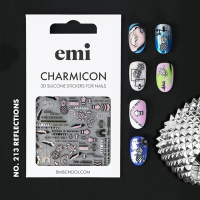 Charmicon 3D Silicone Stickers No. 213 Reflections