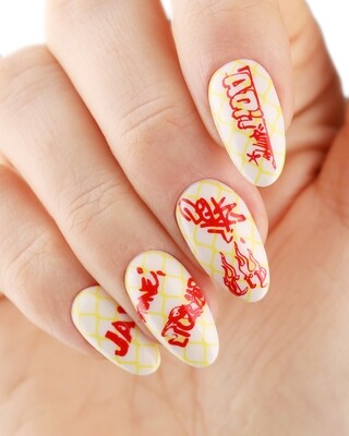 Nail Polish for Stamping Red #6, 9 ml.