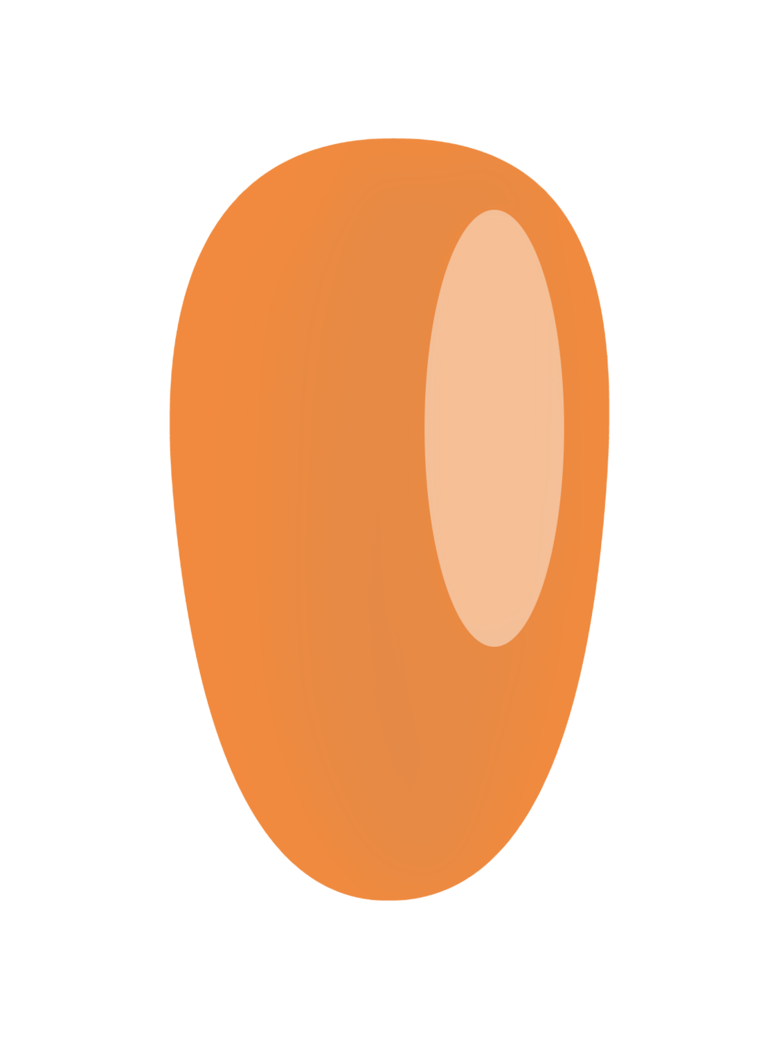 emiLac for pedicure Orange #005, 9 ml.