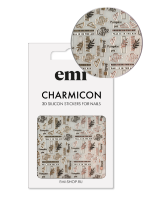 Charmicon 3D Silicone Stickers #219 Cozy Autumn