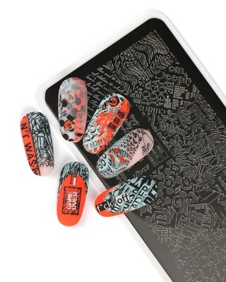 Stamping plate #7 Text