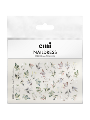 Naildress Slider Design #106 Romantic Leaves