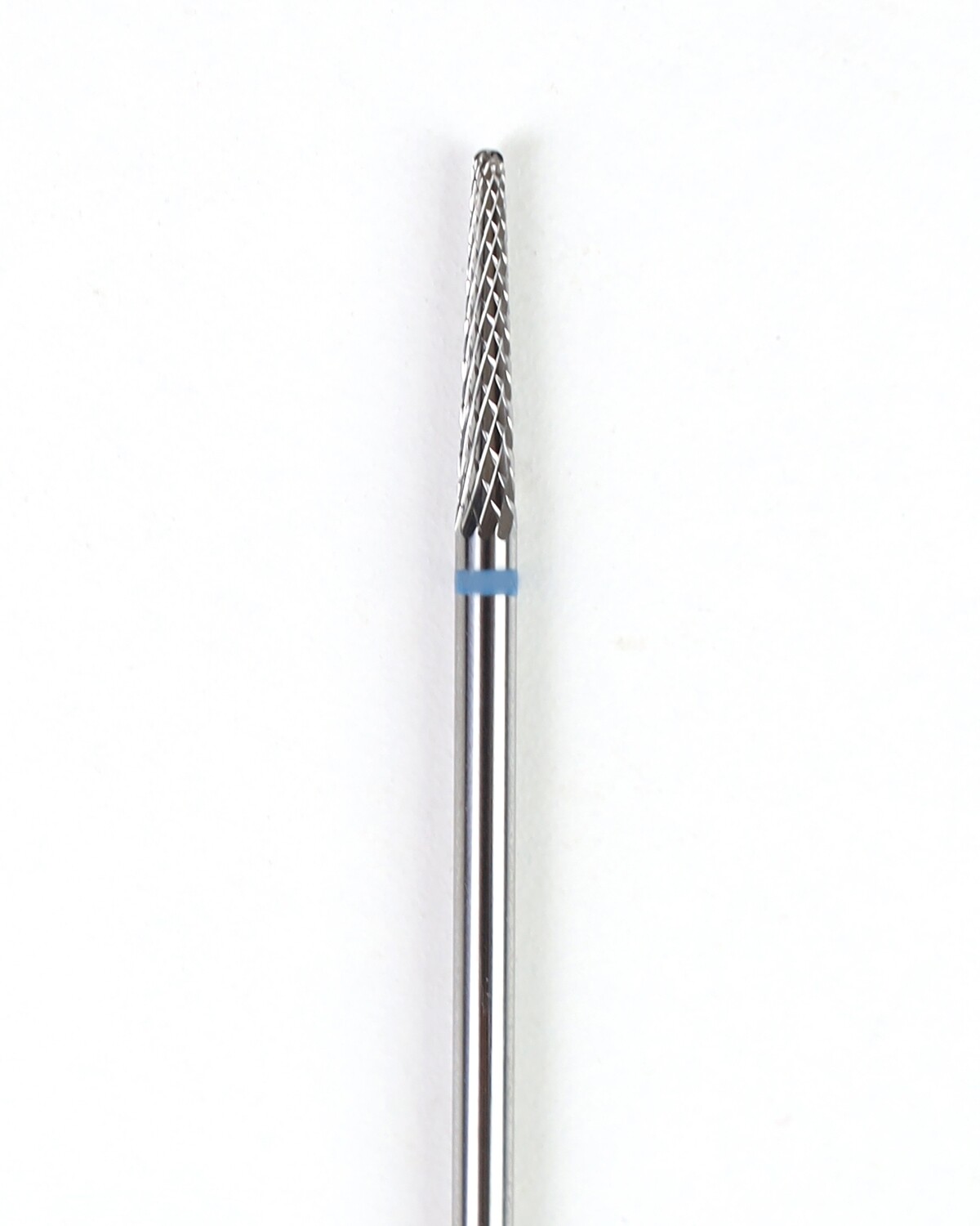 2.3 mm Cone-shaped Carbide manicure drill bit, Medium abrasiveness BLUE