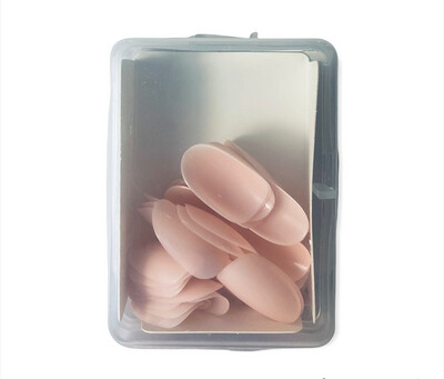 Pink Tips Oval, 50 pcs