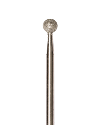 4 mm Ball-Shaped Diamond Coated manicure drill bit, Fine abrasiveness