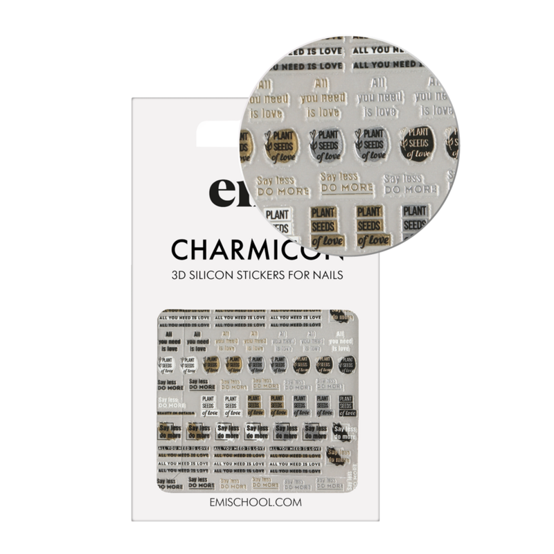 Charmicon 3D Silicone Stickers #240 Beauty in details