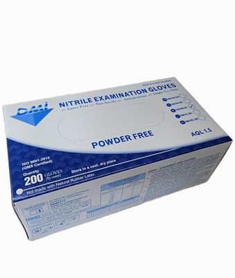 200 Pack White Nitrile Latex Free Gloves