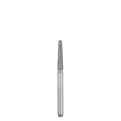 2.3mm Rounded cone-shaped diamond coated manicure drill bit, Medium abrasiveness (BLUE)