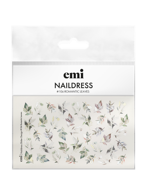 Naildress Slider Design #106 Romantic Leaves
