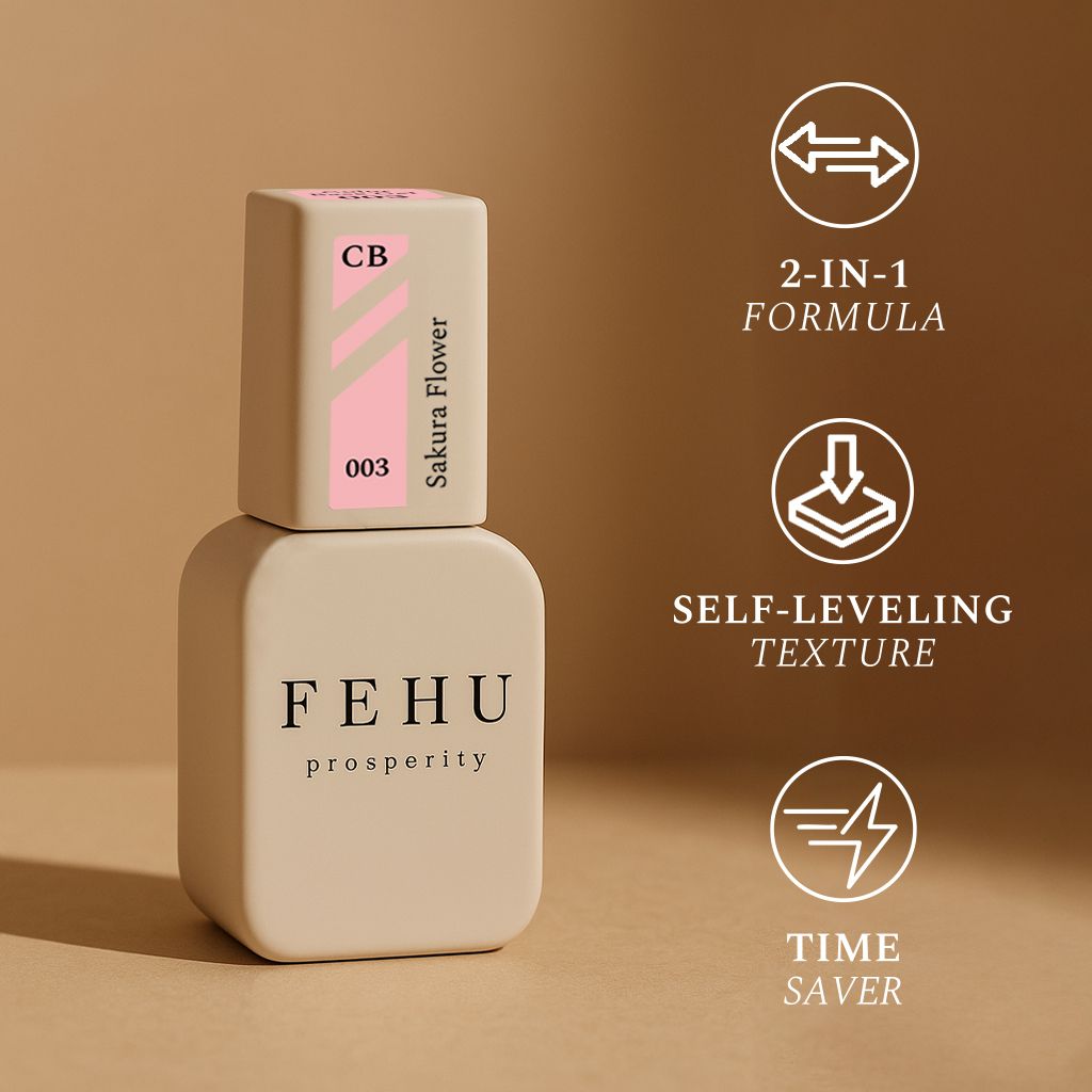 FEHU Color Base Gel #03 Sakura Flower 12 ml.