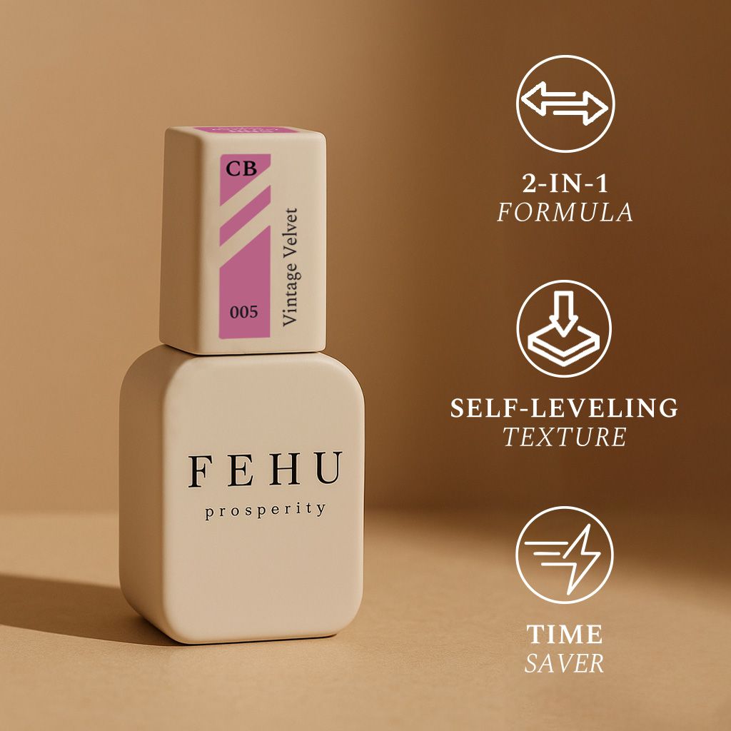 FEHU Color Base Gel #05 Vintage Velvet 12 ml.