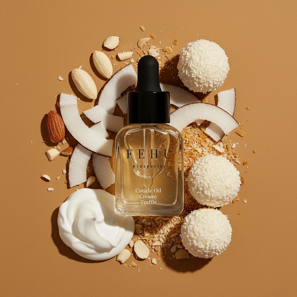 FEHU Organic Cuticle Oil Creamy Truffle, 12 ml.