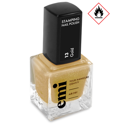Nail Polish for Stamping Gold #13, 9ml