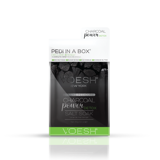 VOESH Pedi In A Box, Detox Charcoal