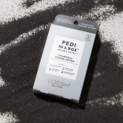 VOESH Pedi In A Box, Detox Charcoal